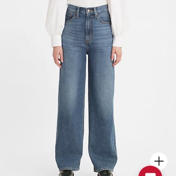 Levi’s High Waisted Relaxed Leg Jeans - Picture 1 of 3
